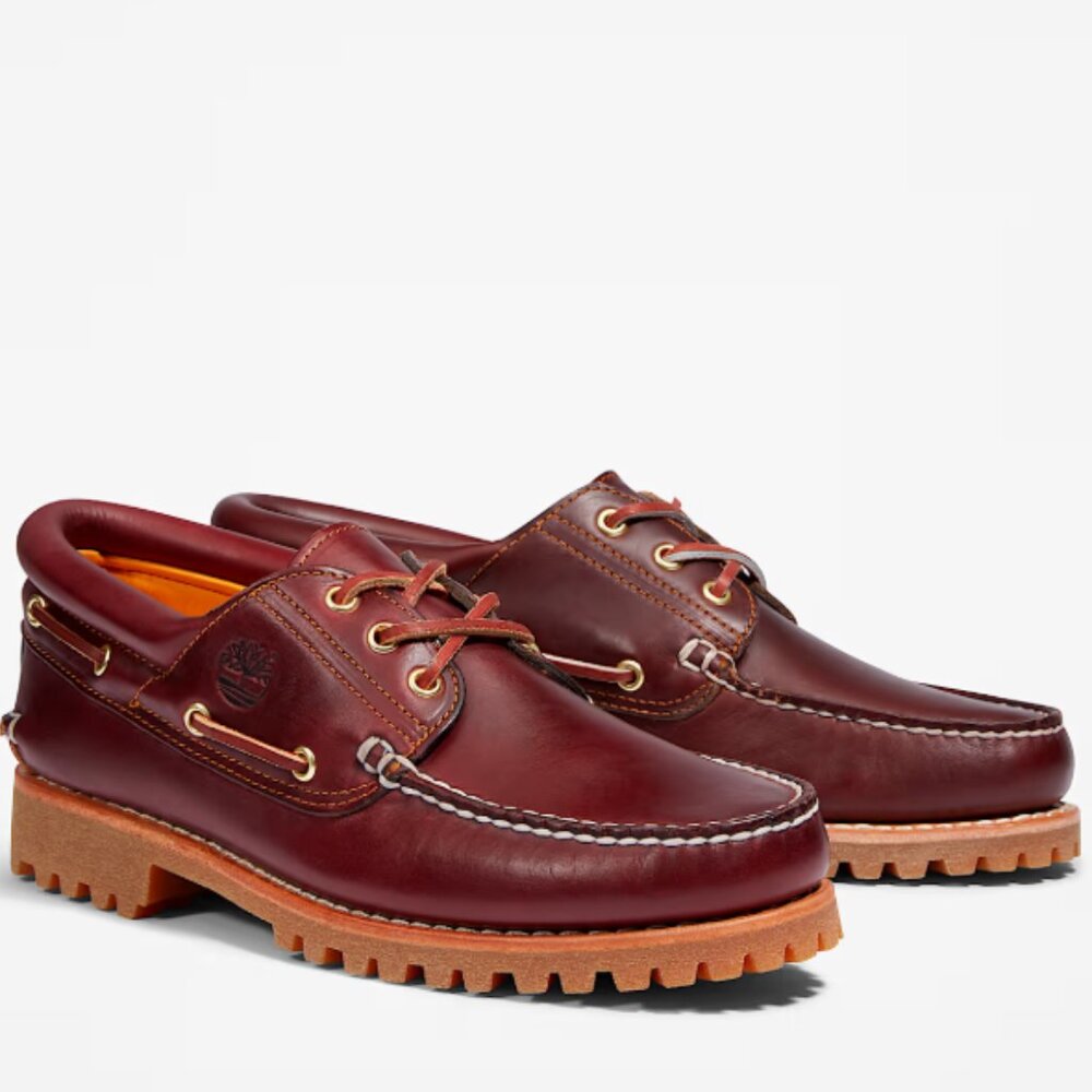 Men's Timberland® Authentic 3-Eye Lug Boat Shoe